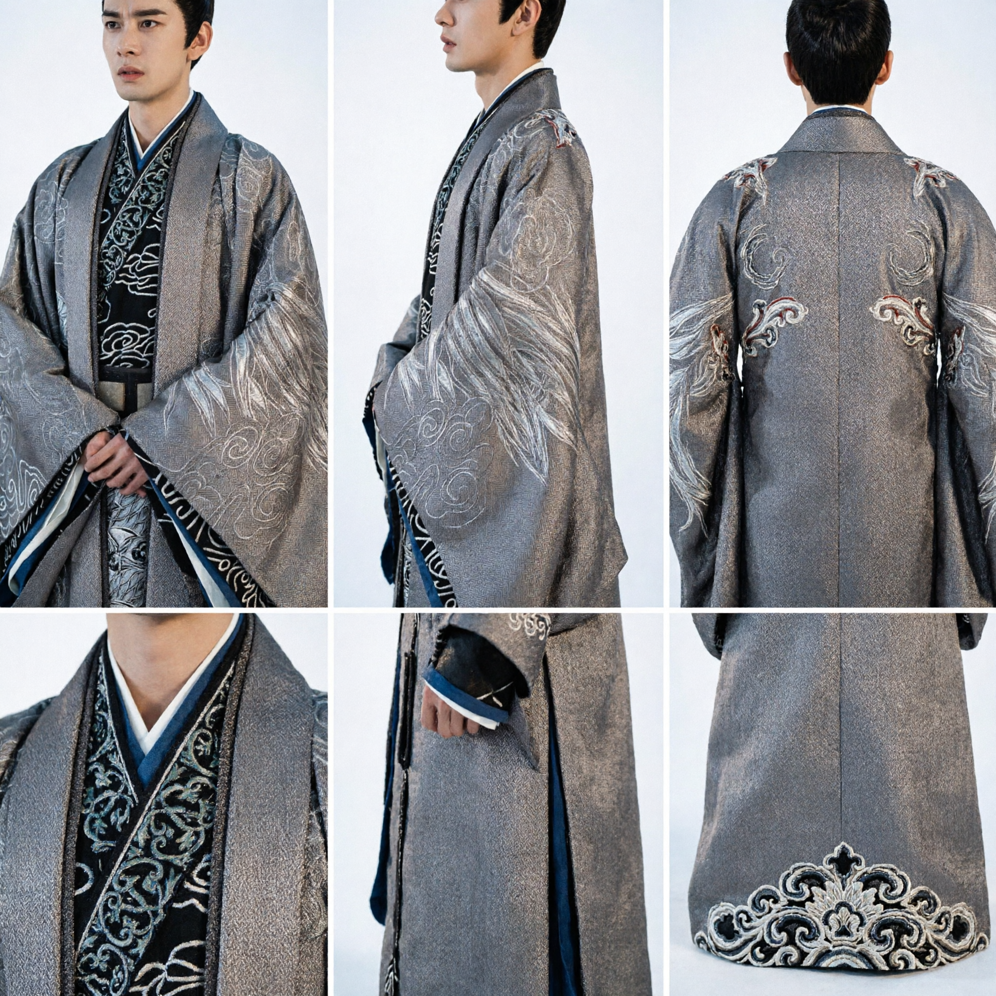 Mannen Oud Chinese Prins Hanfu Kostuum Traditioneel Adellijk Gewaad voor Historisch Cosplay en Fotografie - Asian Costume