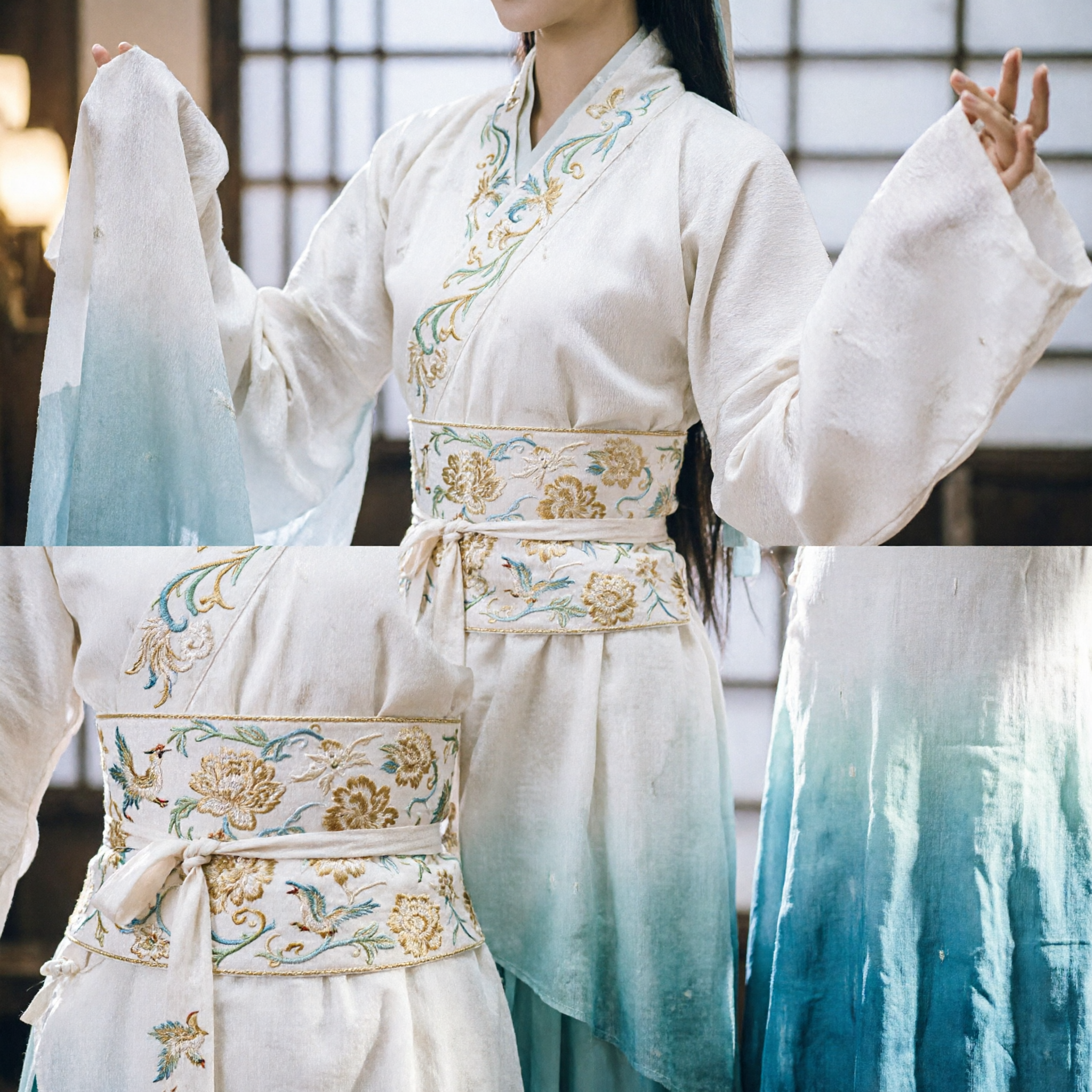 우아한 전통 중국 한푸 의상 고대 공주 드레스 여성 역사 드라마 코스프레 - Asian Costume