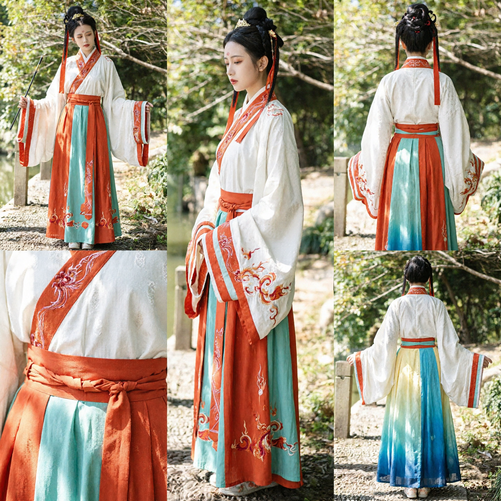Tradycyjny chiński kostium Hanfu, starożytna suknia księżniczki w stylu dynastii Tang, ubranie wróżki dla kobiet na cosplay - Asian Costume