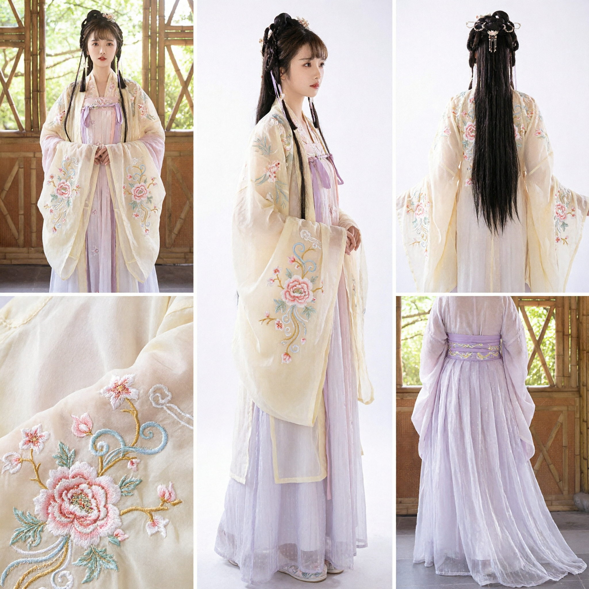 Elegante Vestido Hanfu Chinês Tradicional, Traje de Fada Antigo da Dinastia Tang para Mulheres, Cosplay e Performance - Asian Costume