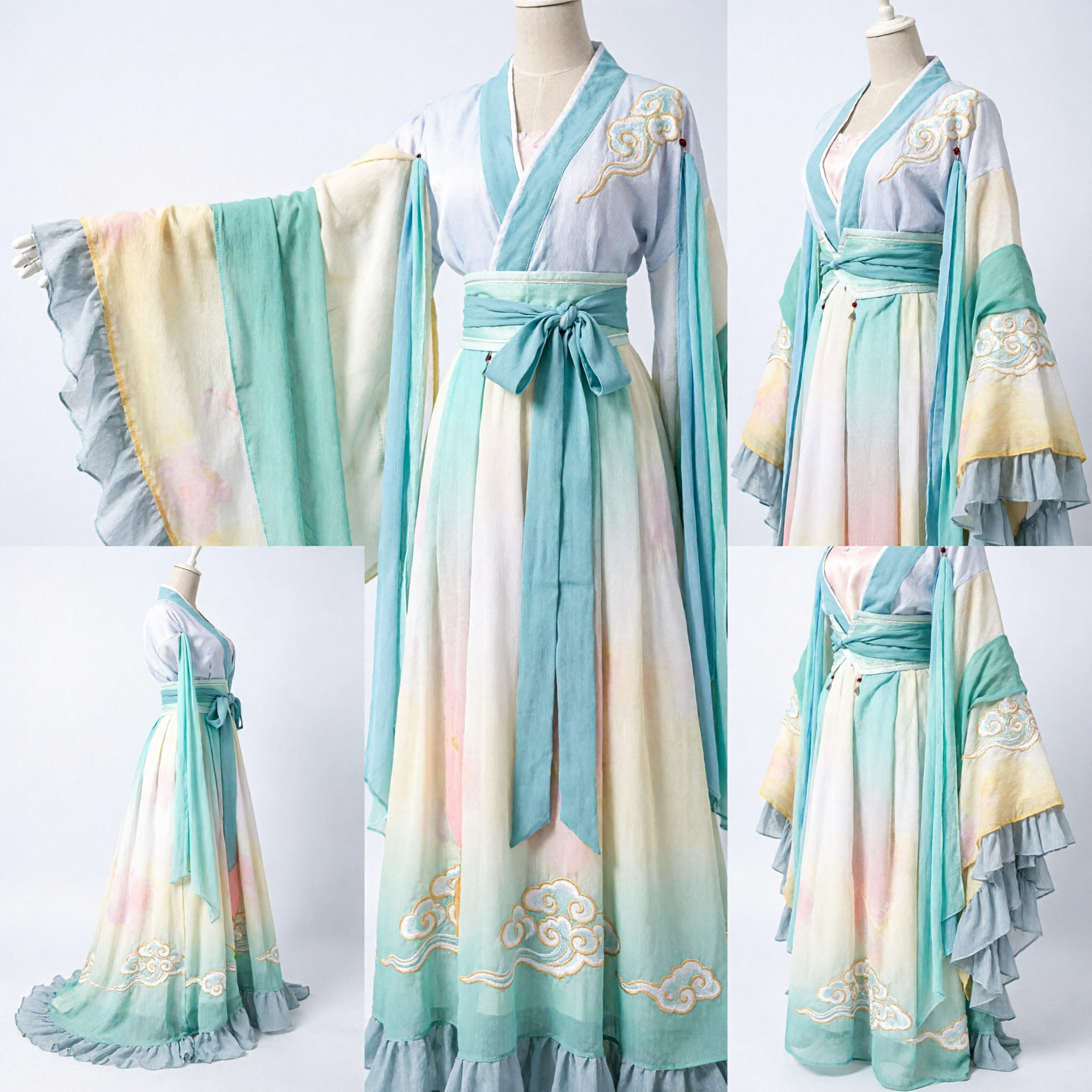 Ancient Chinese Hanfu Dress Traditional Tang Dynasty Fairy Costume for Women Cosplay Dance Performance Outfit - Asian Costume