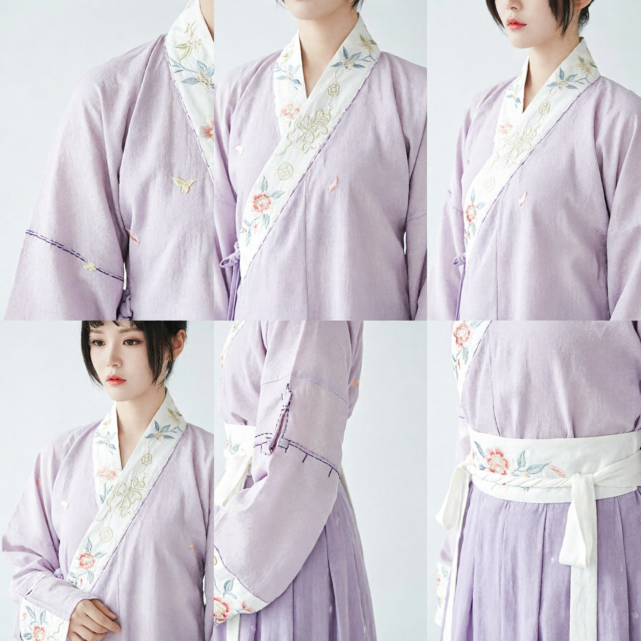 Peluca de Moño de Estilo Antiguo Tradicional China con Horquilla de Perlas para Cosplay Hanfu de Niñas - Asian Costume