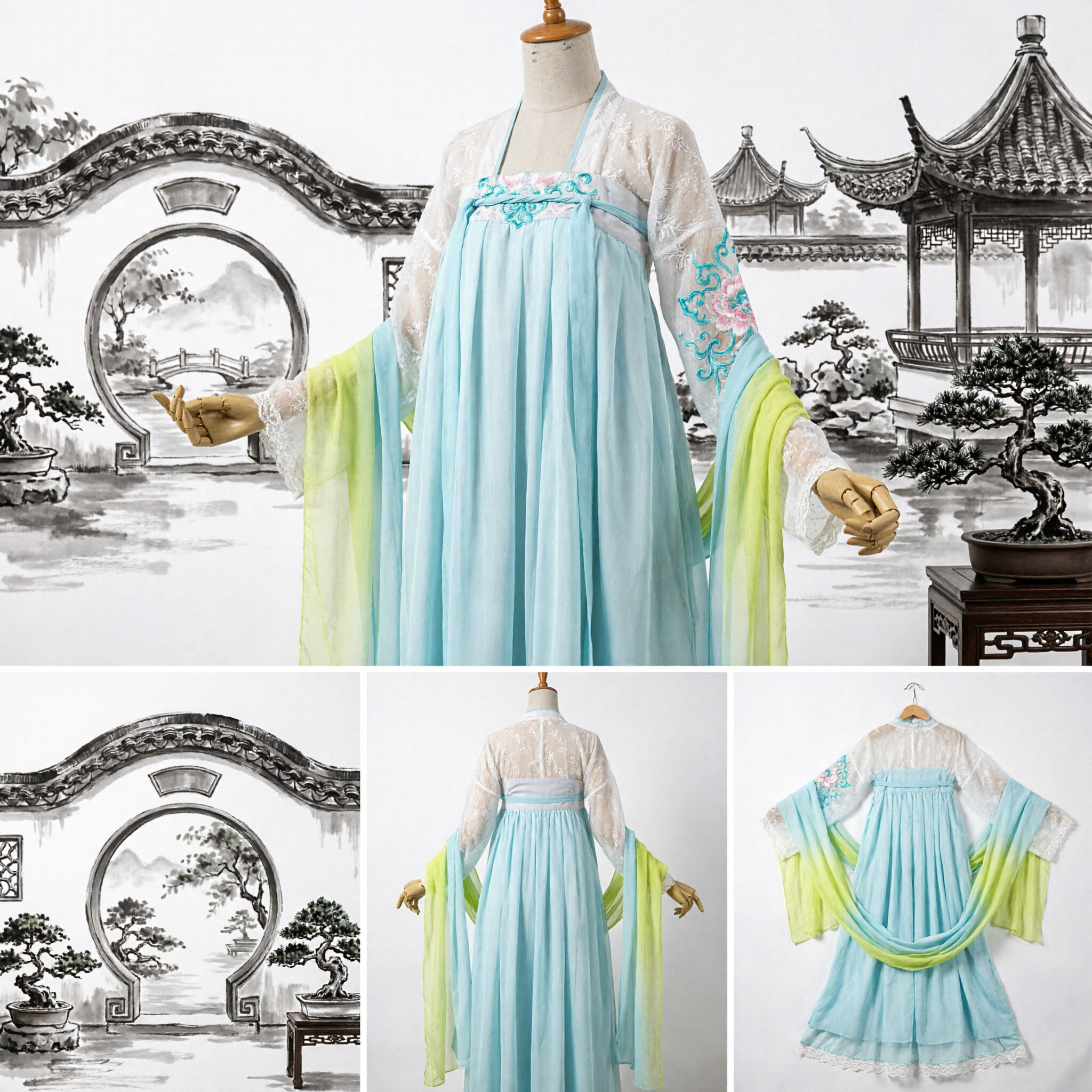 Elegante abito Hanfu tradizionale cinese in stile dinastia Tang, costume antico per donne per cosplay - Asian Costume