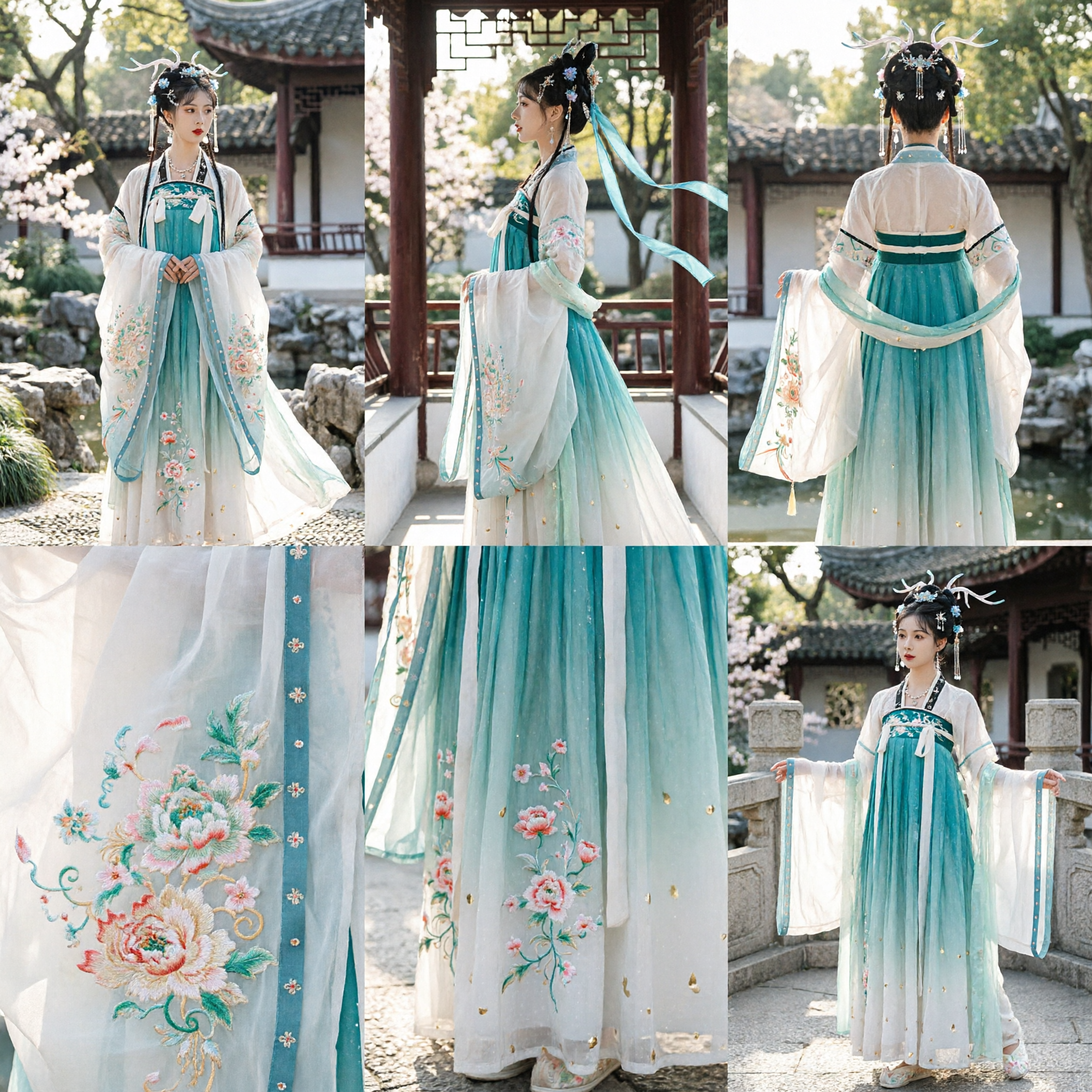 Vestido Hanfu Chinês Tradicional Elegante, Traje de Fada da Dinastia Tang para Mulheres, para Performance Antiga e Cosplay - Asian Costume