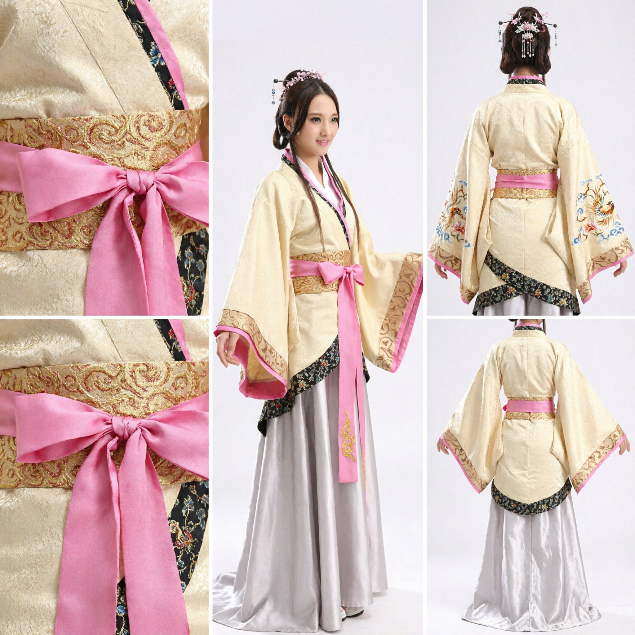 Traje Tradicional Chinês Hanfu Elegante, Vestido de Dama do Palácio Antigo para Mulheres, Cosplay e Performance - Asian Costume