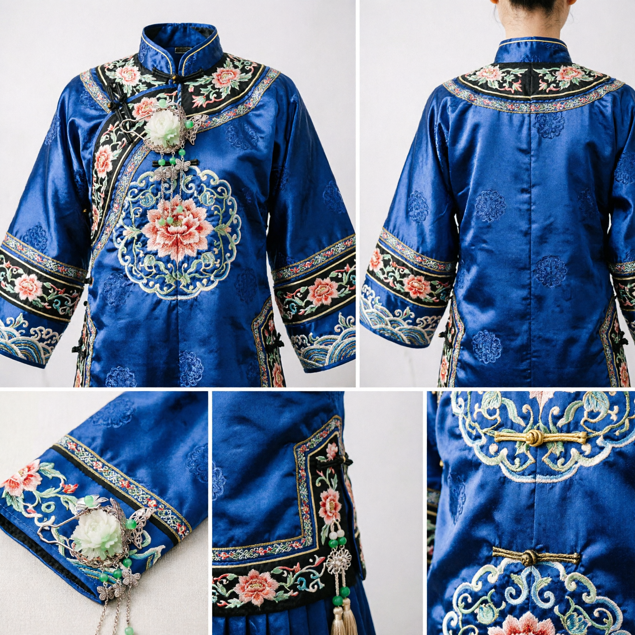 Traditioneel Chinees Hanfu Haarsieraad Antieke Stijl Witte Jade Bloemvlinder Haarpin Bruidsbruid Accessoire - Asian Costume