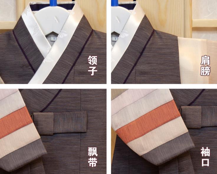 Korea Grey Vest Beige Shirt and Pants Children Garment Costumes Korean Boys Prince Birthday Hanbok Traditional Fashion Clothing